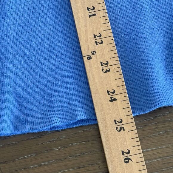 J. McLaughlin Jamey Sweater Womens Large JMC Blue Stretch Golden Button Detail - Picture 10 of 10